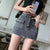 Summer Casual High Waist Denim A-Line Mini Short Skirt