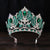 Elegant Silver Tiara Embellished with Sparkling Rhinestones