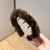 Winter-ready Soft Plush Faux Fur Leopard Pattern Headband