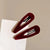 Set of Two Soft Velvet Hair Clips for Women's Stylish Hairstyles