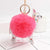 Soft & Cuddly Fluffy Fur Ball Alpaca Keychain Gift Idea