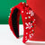 Festive Green and Red Headband for Holiday Celebrations