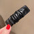 Pleated Faux-leather Hair Clips for Women’s Fashion