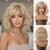 Women’s Voluminous Short Curly Hair Wig with Bangs