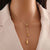 Stainless Steel Water Drop Pendant Necklace and Earrings for Women