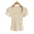 Square Collar High Stretch Summer Crop Tops for Women