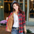 Winter Warmer Thick Plaid Long Sleeve Jackets for Women