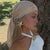 Women's Delicate Solid Color Square Lace Trim Headscarf