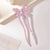 Vibrant U-Shaped Butterfly Hair Sticks with Faux Pearl Details