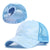 Camouflage Messy Hair Bun Snapback Baseball Hats for Women