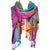 Colorful Patterned Scarf with Intricate Paisley and Floral Designs