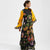 Loose Printed Bohemian Long Sleeve Maxi Dress for Women