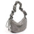 Women's Large Capacity Pleated Drawstring Shoulder Bag for Everyday Use