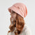 Autumn and Winter Slouchy Knitted Short Brim Beanie Hat for Women