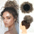 Messy Curly Hair Bun Extensions for Volume and Style
