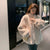 Winter Season Cropped Faux Mink Fur Coat for Women