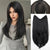 Long Layered Clip-In Hair Extensions with V-Shape Style
