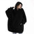 Cozy Oversized Hooded Fleece Sweater for Warm Winter Days and Nights