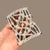 Faux Pearl Beads Elastic Double Row Design Hair Clips