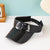 Adjustable Reflective Sporty Sun Visor Hat for Summer Getaways