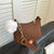 Quilted Mini Shoulder Bag with Fluffy Pom-Pom Charm