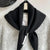 Cozy-chic Vibe Triangular Neckerchief Scarf Collar for Women