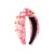 Multi-colored Pastel Tie-dye Jeweled Knot Headbands