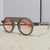 Round Small Vintage Fashion Frame Design Sunglasses