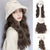 Casual-Chic Bucket Hat with Soft Curly Hair Extensions