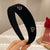 Soft Velvet Headband with Sparkling Rhinestone Heart Accents