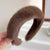 Stylish and Warm Thick Plush Faux Fur Headbands with Soft Padding