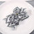 Double-Sided Paisley Flower Pattern Hair Claw Clip
