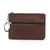Genuine Leather Coin Purse Mini Wallet with Secure Zipper Closure