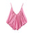 Summer-Perfect Deep V-Neck Sleeveless Pleated Top for Women