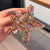 Colorful Sequin Glitter Embellishments Star Shape Hair Claws