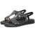 Rhinestone Decor Flat Sandals with Elastic Ankle Strap