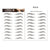 6D Waterproof Long Lasting Natural Hair-Like Eyebrow Tattoos Sticker