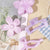 4Pcs Flower and Bow Motif Hair Claw Clips Set for Women