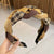 Vintage-Revived Twist Plaid Design Headband for Women