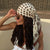 Polka Dot Print Square Head Scarf for Women’s Fashion Statement