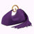 Luxe Gold-Tone Spiral Handle Bag with Chic Fringe Tassel Flair