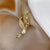 Exquisite Heart-Shaped Pearl Rhinestone Brooch Pins