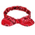 Women's Paisley Pattern Cross Knot Elastic Headbands