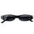 Women's Small Oval-shaped Frame Retro Skinny Sunglasses