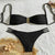 Beach-ready Ruched Women's Swimwear with Side Straps