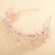 Bridal Headband Adorned with Faux Pearls and Faceted Crystal Beads
