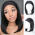 16-inch Short Bob Style Headband Wig with Ombre Brown Tones