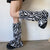Y2K Soft Plush Leopard Print Thigh High Leg Warmers