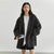 Chic Women's Double Breasted Oversized Coat Jacket