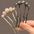 Fashion Metal U-Shaped Hair Sticks with Faux Pearl Detailing